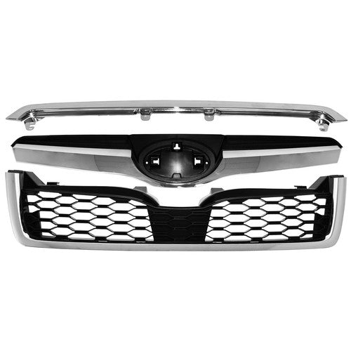 Fit 2014-2018 2017 Subaru Forester Front Chrome Factory OE Style Grille Grill
