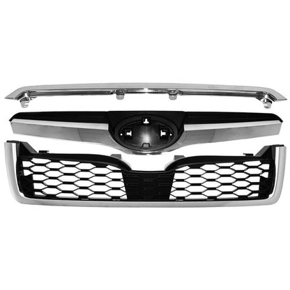 Fit 2014-2018 2017 Subaru Forester Front Chrome Factory OE Style Grille Grill