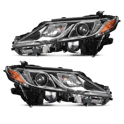 LED Headlights Fit 2018 2019 2020 2021-2024 Toyota Camry L LE SE Headlamps LH+RH