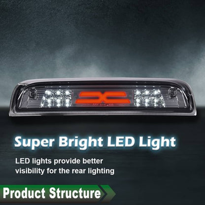 Solid Spare Fit For 2014-2018 Silverado Sierra 1500 LED 3rd Brake Light Cargo Lamp Smoke