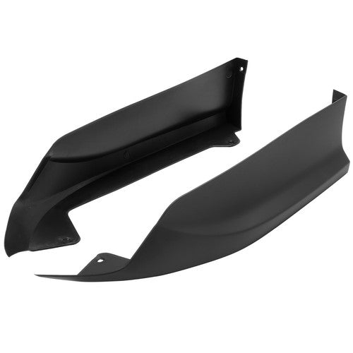 Solid Spare For 2016-17 Honda Accord Sedan Black Rear Bumper Lip Splitter Spoiler Side Apron