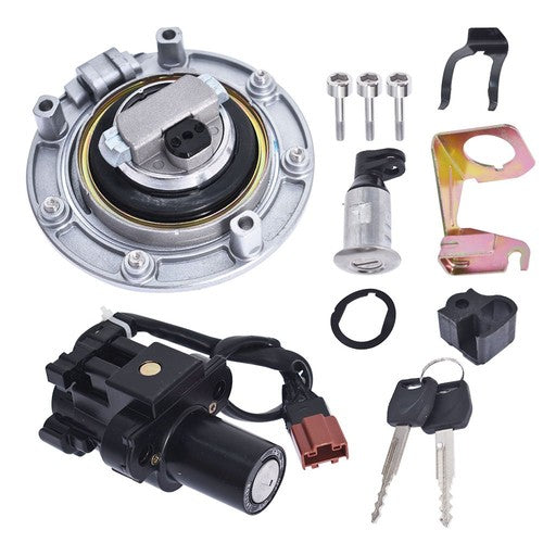 Solid Spare FOR Honda CBR 600RR 1000RR 2007-2014 Ignition Switch Fuel Gas Cap Seat Lock Key