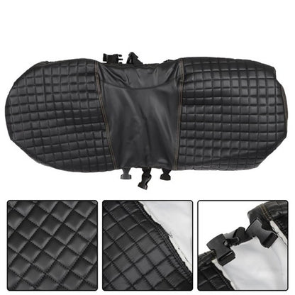 Solid Spare Front And Rear Seat Covers 4Pcs Black 1994-2013 For EZGO Medalist TXT Golf Carts