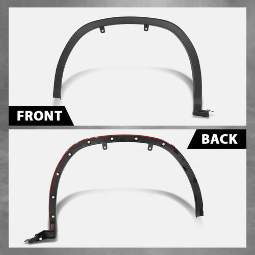 Solid Spare Fit For 2019-2022 Lexus RX350 RX450h Front Fender Flares Wheel Opening Molding