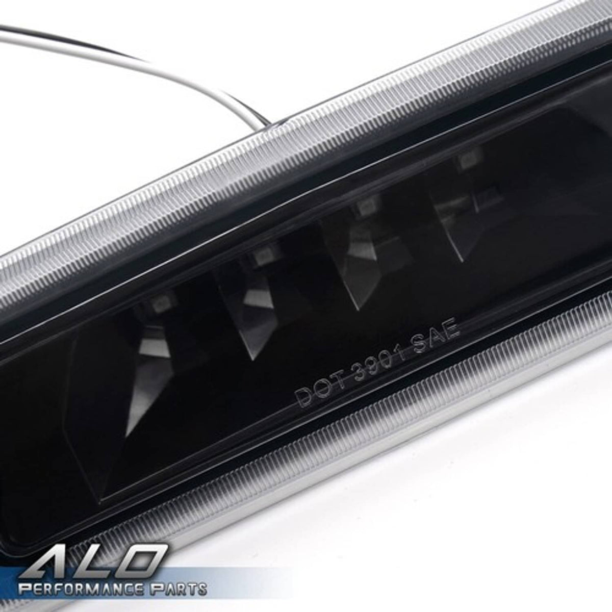 Solid Spare Fit For 1997-2001 Jeep Cherokee LED 3rd Rear Brake Tail Light Black