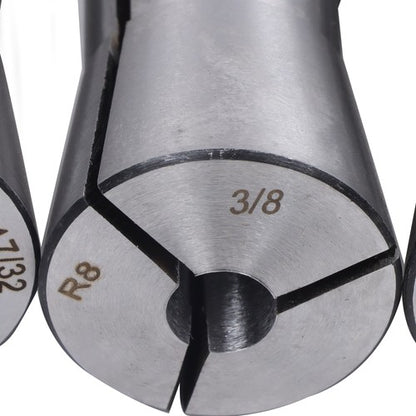Solid Spare 0.0005" TIR R8 Collet Set 25pc - Ultra Precision Round Tools