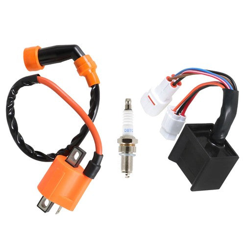 Solid Spare Fit 1994-1998 Ignition Coil Spark Plug CDI For Yamaha Timberwolf YFB250 ATV