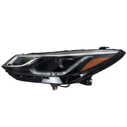 Solid Spare Front Headlight Assembly For Chevy Cruze 2016-18 LH Single Clear Lens w/ LED DRL