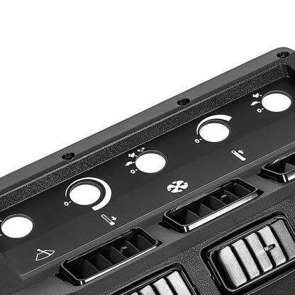 Solid Spare A/C Control Bezel Black For John Deere 4030 4040 ++ Tractors #AH118028