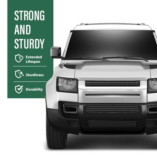 Solid Spare Fit For 20-24 Land Rover Defender 90 110 130 Front Bumper Board Protector Cover