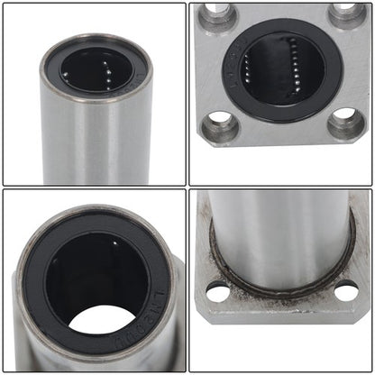 Solid Spare LMK20UU Linear Bearing 4Pcs 20mm Bore 32mm OD 80mm Long Square Linear Bearing