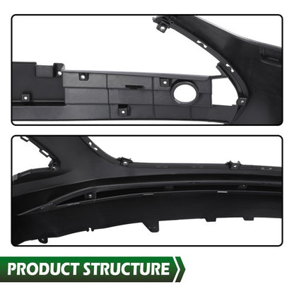 Solid Spare Fit For 2013-2017 Hyundai Veloster Turbo Front Bumper Cover Fascia NEW