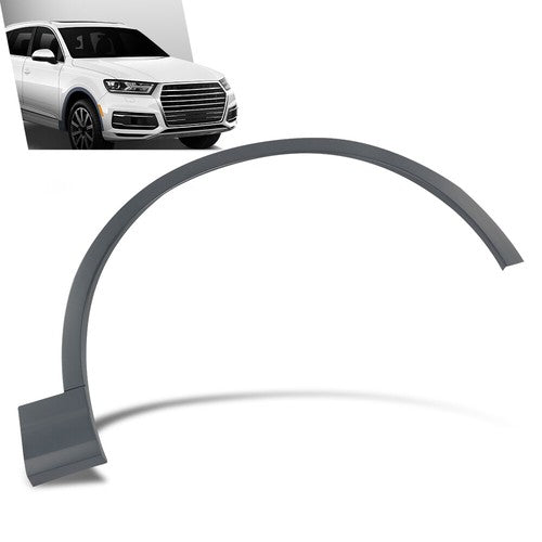 Solid Spare Fit For 2017-2019 Audi Q7 Base Front Fender Flare Wheel Well Arch Molding Right