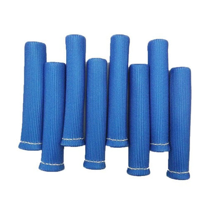 Solid Spare Blue 1200° Spark Plug Wire Boots Heat Shield Protector Sleeve SBC BBC US