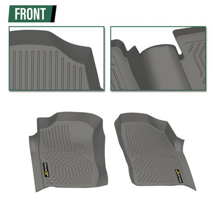 Solid Spare Fit For 1996-2002 Toyota 4Runner All Weather TPE Floor Mats Protection Liners