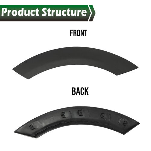 Solid Spare Fit For 02-08 Mini Cooper Front Upper Wheel Right Side Fender Arch Cover Trim