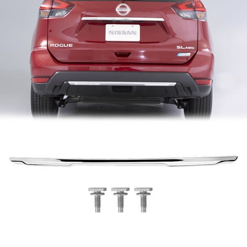 For Rogue 2017-2020 Rear Bumper Lower Chrome Molding Trim Replacement 850725HK0A