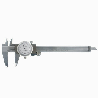 Solid Spare 6" DIAL CALIPER CARBON STEEL SHOCKPROOF .001" OF ONE INCH