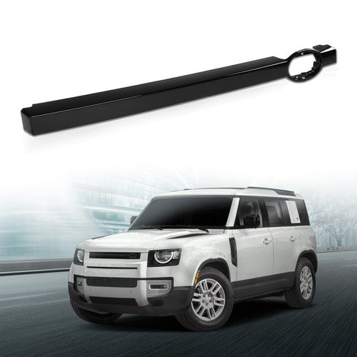 Solid Spare Front Bumper Grille Badge Strip Trim Fit For 2020-24 Land Rover Defender 110 130