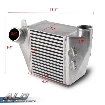 Solid Spare Bolt-On Side Mount Intercooler Turbo Fit For VW 02-05 Jetta Golf GTI MK4 1.8T