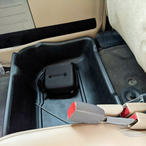 Solid Spare Underseat Storage Box Black For 09-14 Ford F-150 Super Crew Cab w/o Subwoofer