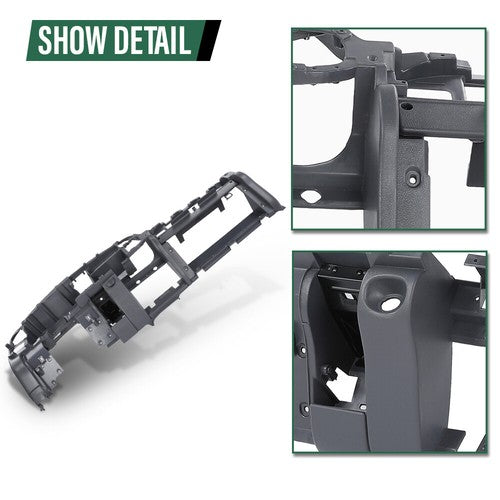 Solid Spare Fit For 1998-2001 Dodge Ram Dashboard Inner Dash Core Frame Mount Assembly Gray