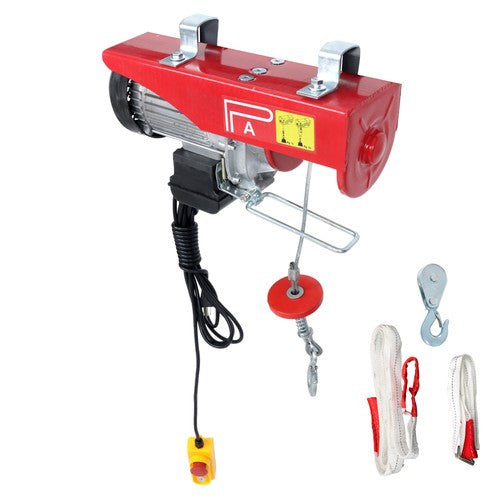 Solid Spare 1760lbs Wired Remote Control Winch Overhead Crane Electric Wire Hoist