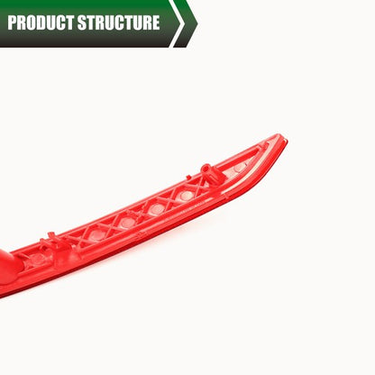 Solid Spare Fit For 17-18 Hyundai Elantra Rear Bumper Reflector Light Left+Right Red