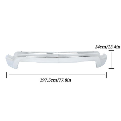 Solid Spare For Chevy Silverado 2022-2024 Front Bumper Assembly Split-type W/o Sensor Holes