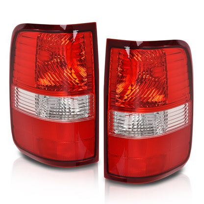 Solid Spare Tail Lights Fit For 2004 2005-2008 Ford F150 F-150 Rear Brake Lamps Left+Right