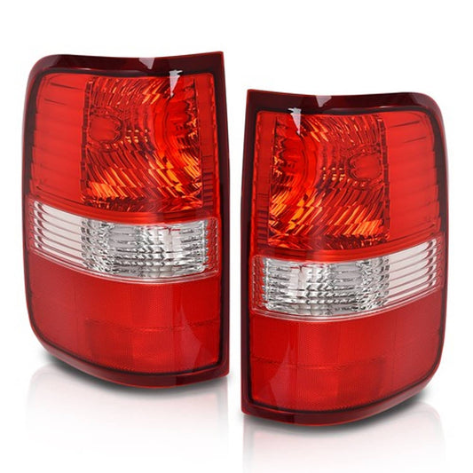 Solid Spare Tail Lights Fit For 2004 2005-2008 Ford F150 F-150 Rear Brake Lamps Left+Right