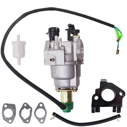 Solid Spare Carburetor w/ Solenoid Carb For Honda GX340 GX390 8HP 9HP 11HP 13HP Generator