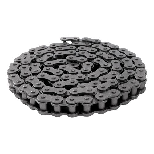 Solid Spare #100H 10 Feet Heavy Duty Carbon Steel Roller Chain with two Connecting Links