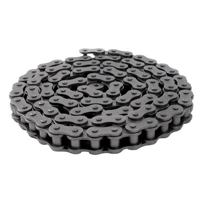 Solid Spare #100H 10 Feet Heavy Duty Carbon Steel Roller Chain with two Connecting Links
