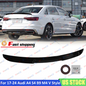 Rear Trunk Spoiler Wing For 2017-2023 2024 Audi A4 S4 B9 Sedan Glossy Black