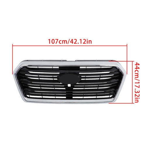 Solid Spare Fit For Subaru Ascent 2019-2022 Plastic Front Upper Bumper Grille 91121XC01A New