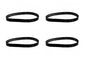 Solid Spare Replacement Vacuum Belts for Sharp Type BU-3, 4 Pack