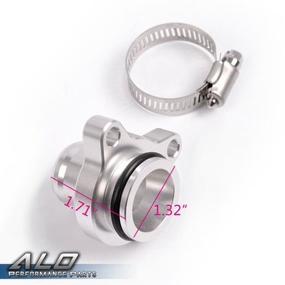 Solid Spare Water Hose Fitting Replacement Aluminum Fit For BMW 335i 11537541992 11537544638