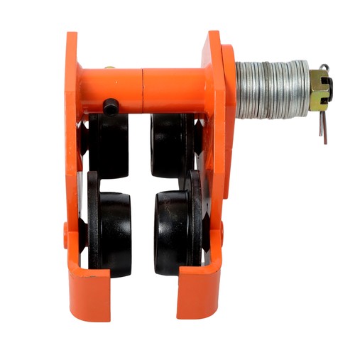 Solid Spare Push Beam Trolley Manual Trolley 2200 lbs/1 Ton Load 2.5"-8" Adjustable