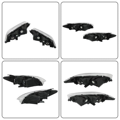 Solid Spare Headlights Headlamps Clear Lens Left+Right Side Fit For Toyota Camry 2015-2017