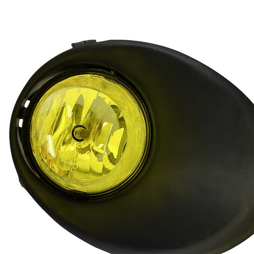 Fit 2007 2008 2009 2010-2013 Toyota Tundra Bumper Yellow Lens Fog Lights Pair