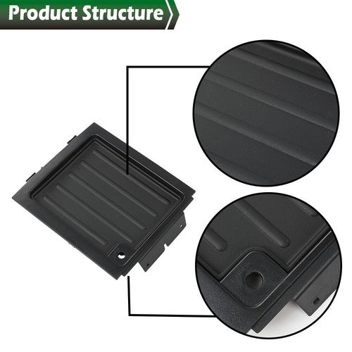 Solid Spare Dash Upper Storage Tray Mat Panel Trim Black Fit For 2004-2008 Ford F-150 F150