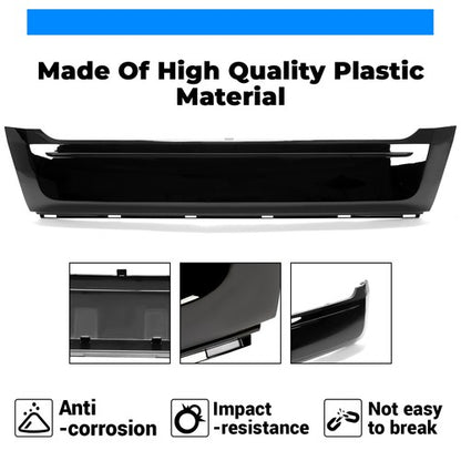 Solid Spare Front Lower Black Grille Bumper Moulding For 2011-2014 Ford Edge FO1087132