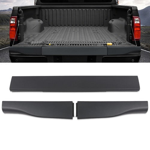 Solid Spare Fit For 08-16 Ford Super Duty F250 F350 Flex Step Tailgate Trim Cap Molding 3pcs