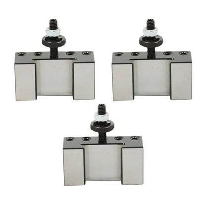 Solid Spare New 3PCS #1 Quick Change Turning & Facing Lathe Tool Post Holder 250-001 OXA