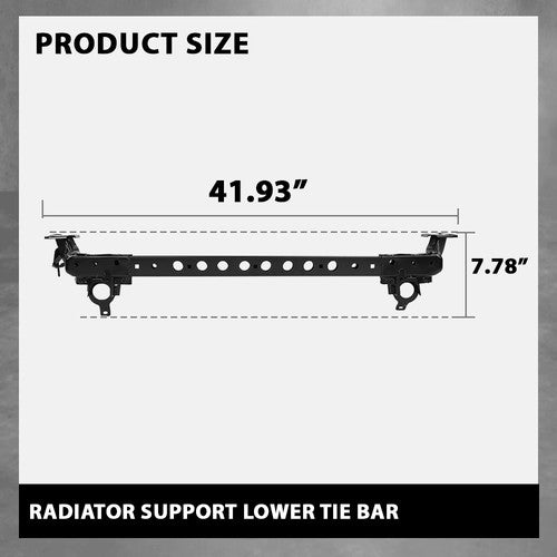 Solid Spare Lower Radiator Support Tie Bar Fit For 19-23 Cadillac XT4 21-23 Buick Envision