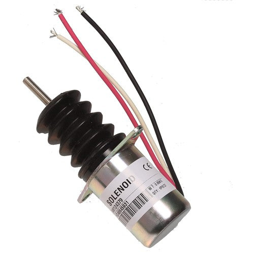 Solid Spare Fuel Shut off Solenoid AM124379 for john deere 375 675 675b 3375 4475 4475 6675