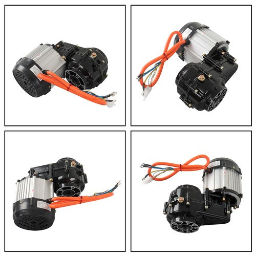 Solid Spare 48V 1000W Brushless Differential Motor For ATV Trike Go Kart Lawn Mower Tricycle