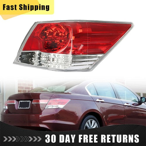 Tail Light For 2008-2011 2012 Honda Accord Passenger Right Side Lamp Halogen