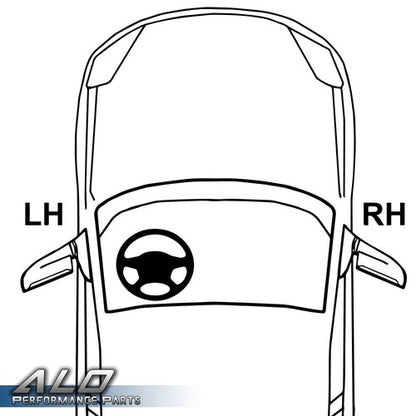 Solid Spare Fit For 2011-2014 Ford F150 Pickup Truck Driver+Passenger Side View Mirror Glass